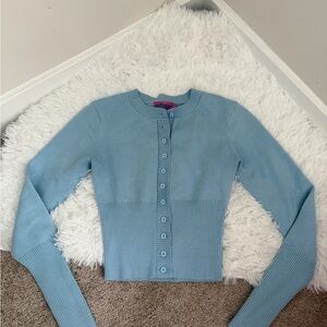 💙 Edited Cropped Button-Up Cardigan | Size S